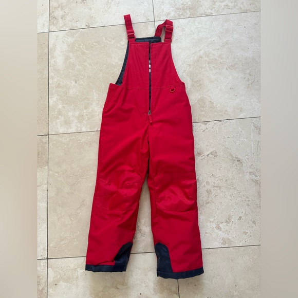 Red Kids ski bibs - Picture 1 of 4